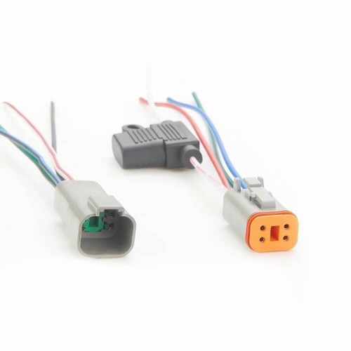 Sensor Actor Cable Plug Dt04-4P And Dt04-4S 0.1M