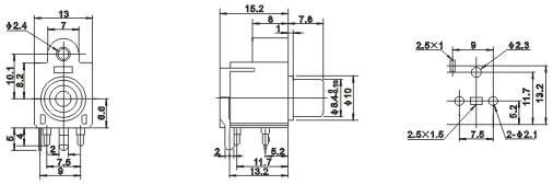 Nickel Plated RCA Connector Female 70ohm 90 Degree for PCB Mount