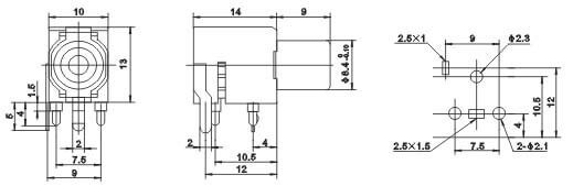 Nickel Plating RCA Connector Cinch PCB Mount Jack Socket Right Angle With White ABS Plastic