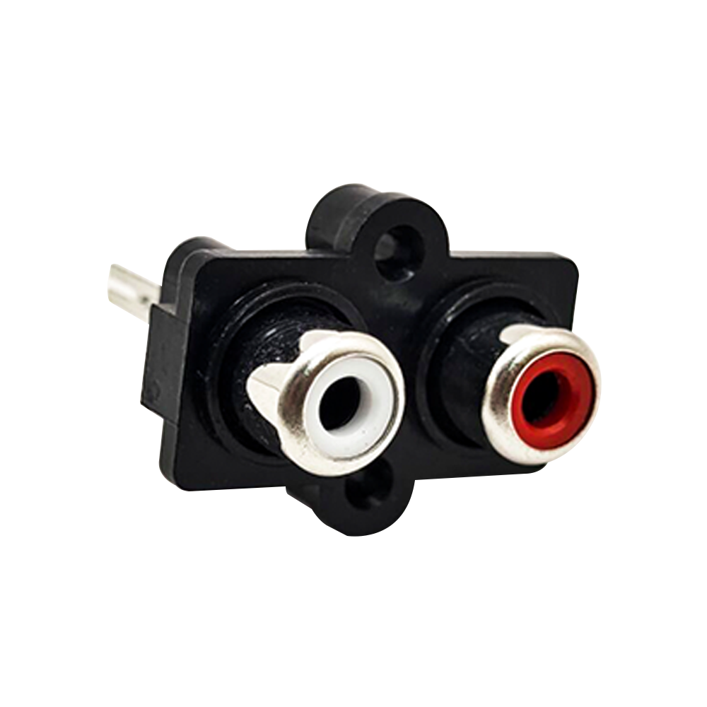 RCA Female Connector Straight for PCB