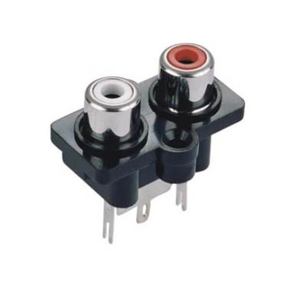 RCA Female Connector Straight for PCB