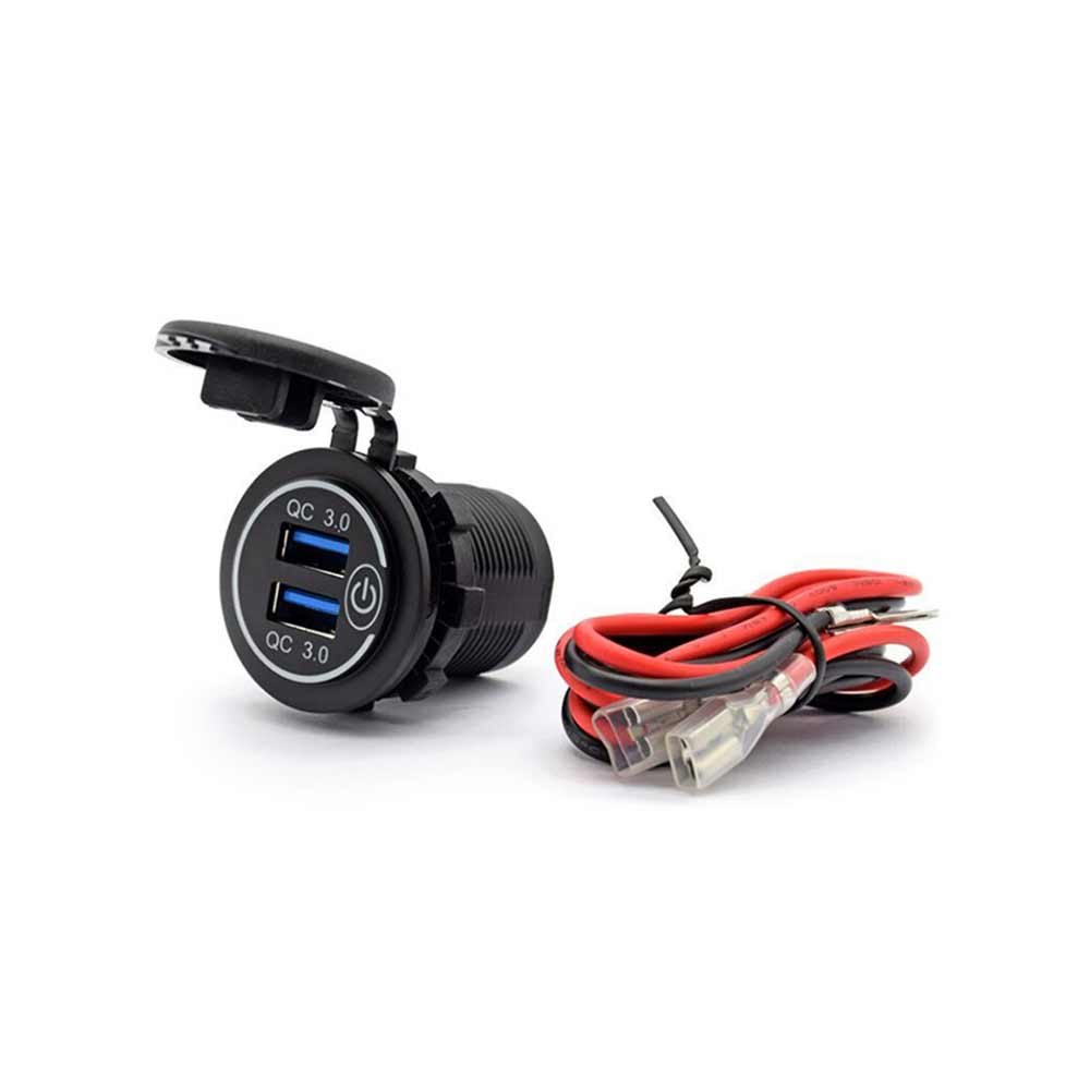 Modified USB Charger for Automotive Marine Equipped with Voltage Detection and Various Functions