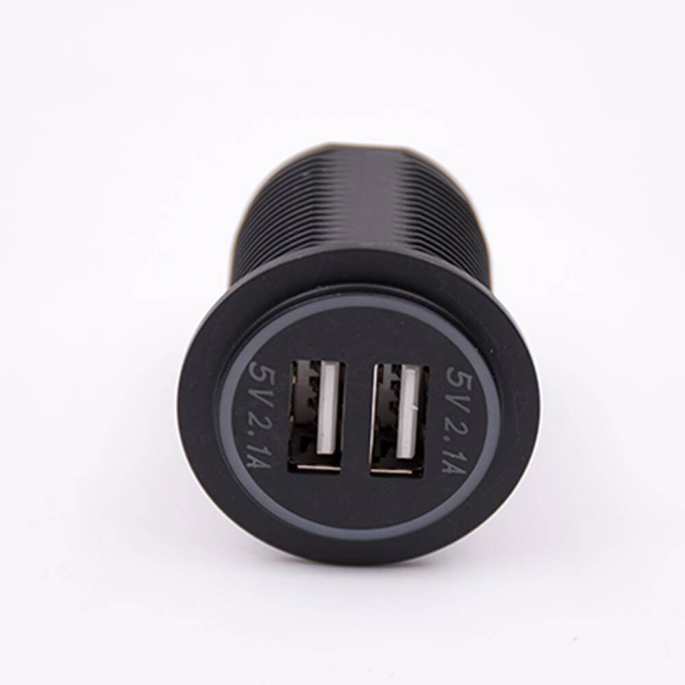 Multi Port USB Charger For Car 5V 2.1A Socket Dual Port Car Charger