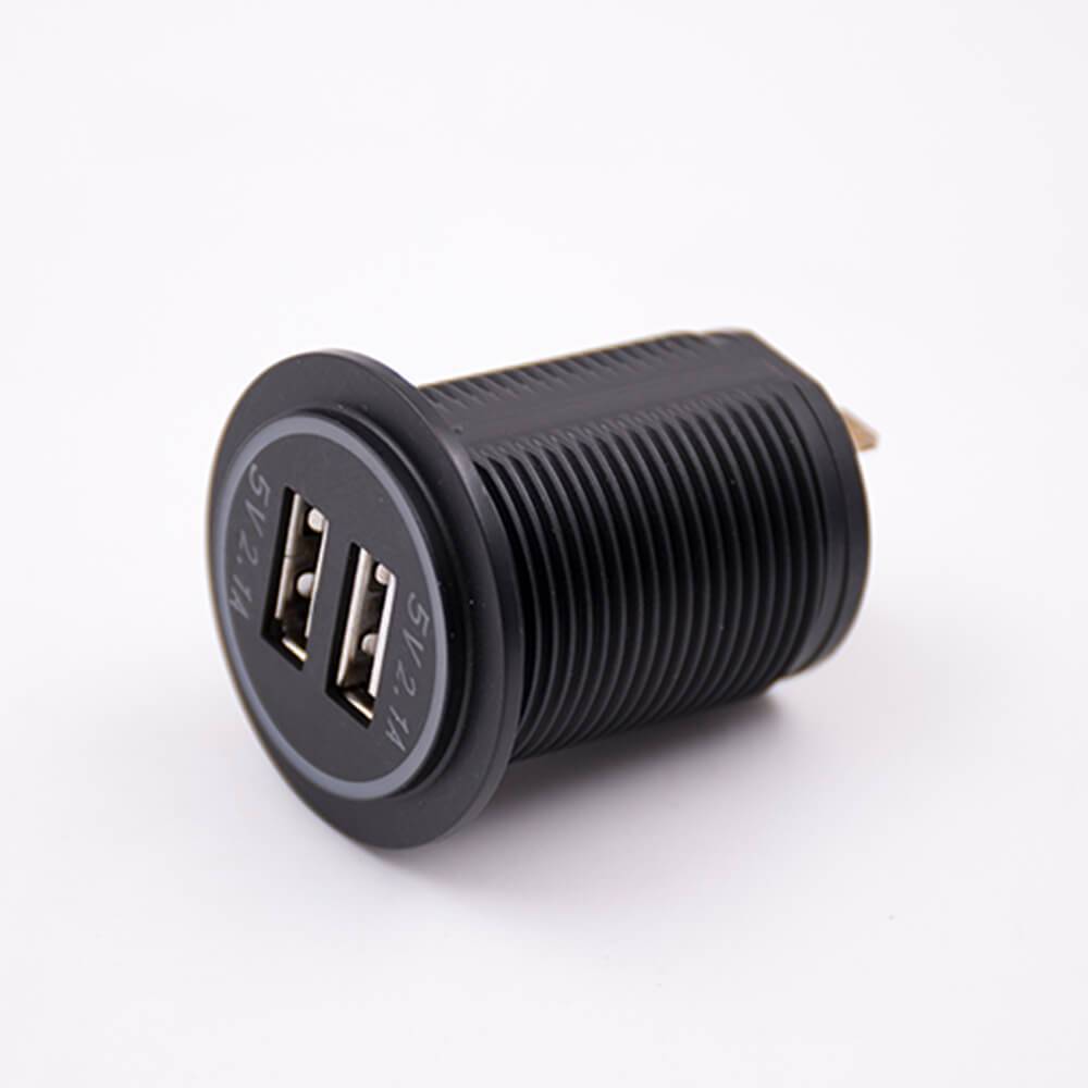 Multi Port USB Charger For Car 5V 2.1A Socket Dual Port Car Charger