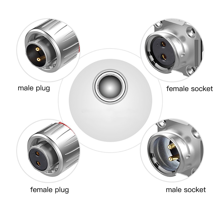 DH24 10 Pin Waterproof Quick Connect Disconnect Electrical Connector M20 Male Plug Audio Equipment Industry Signal Connector