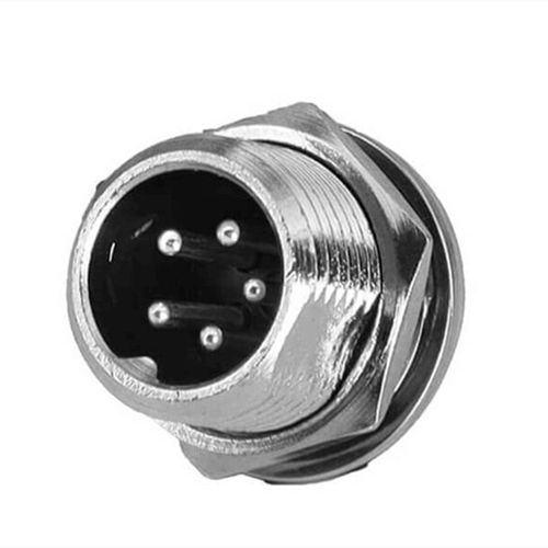 12mm Aviation Plug and Socket GX12-6 Pin Male and Female Straight Wire Connector Front Mount