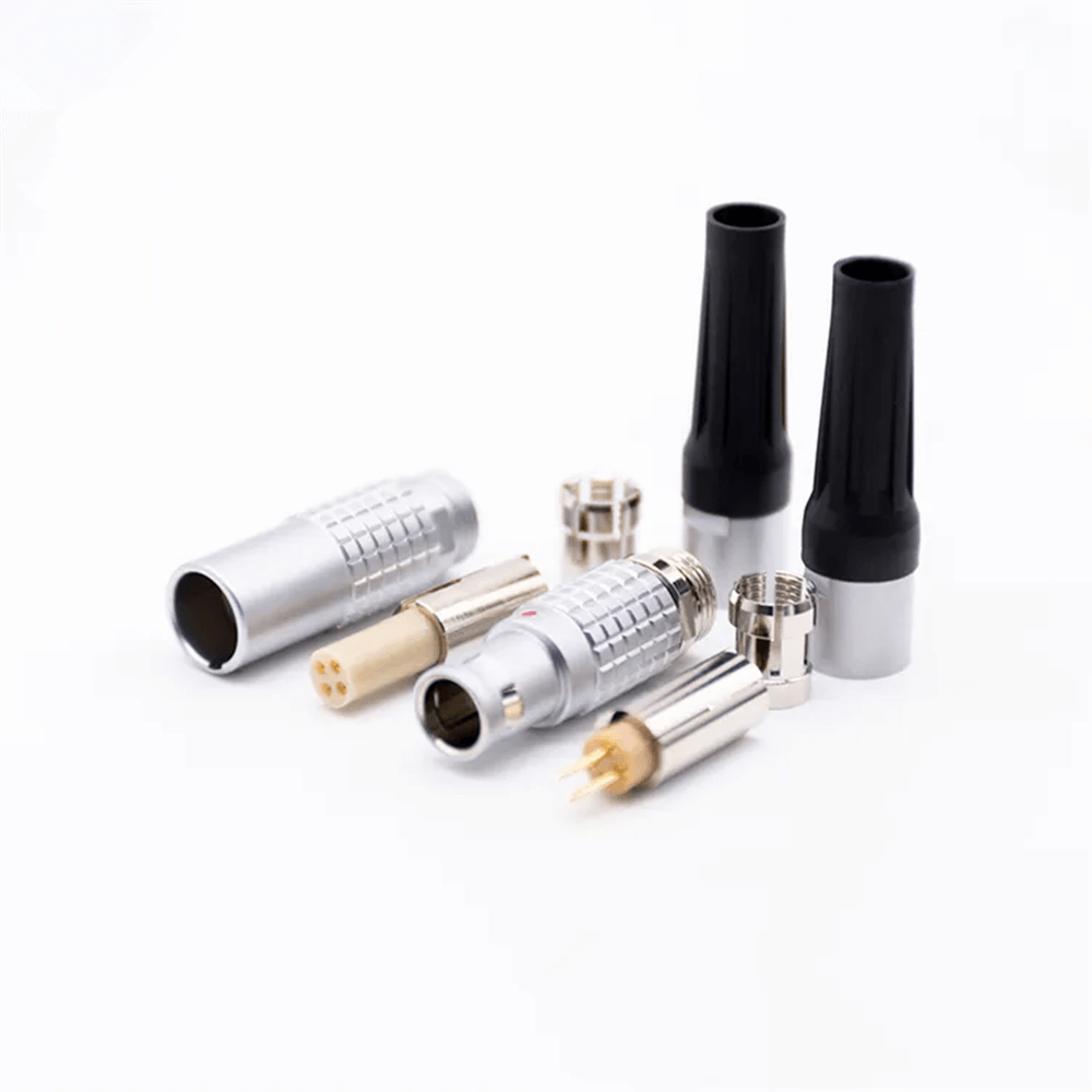 Metal Aviation Plug 9-Pin Circular Connector Push-Pull Self-Locking FGG Plug /PHG Socket 0B Series