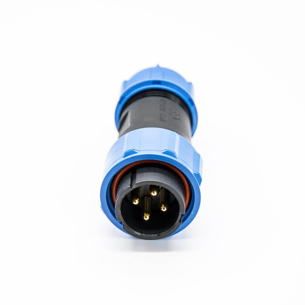 4 Pin Waterproof Connector SP21 Male Plug Female Plug waterproof dustproof for Cable