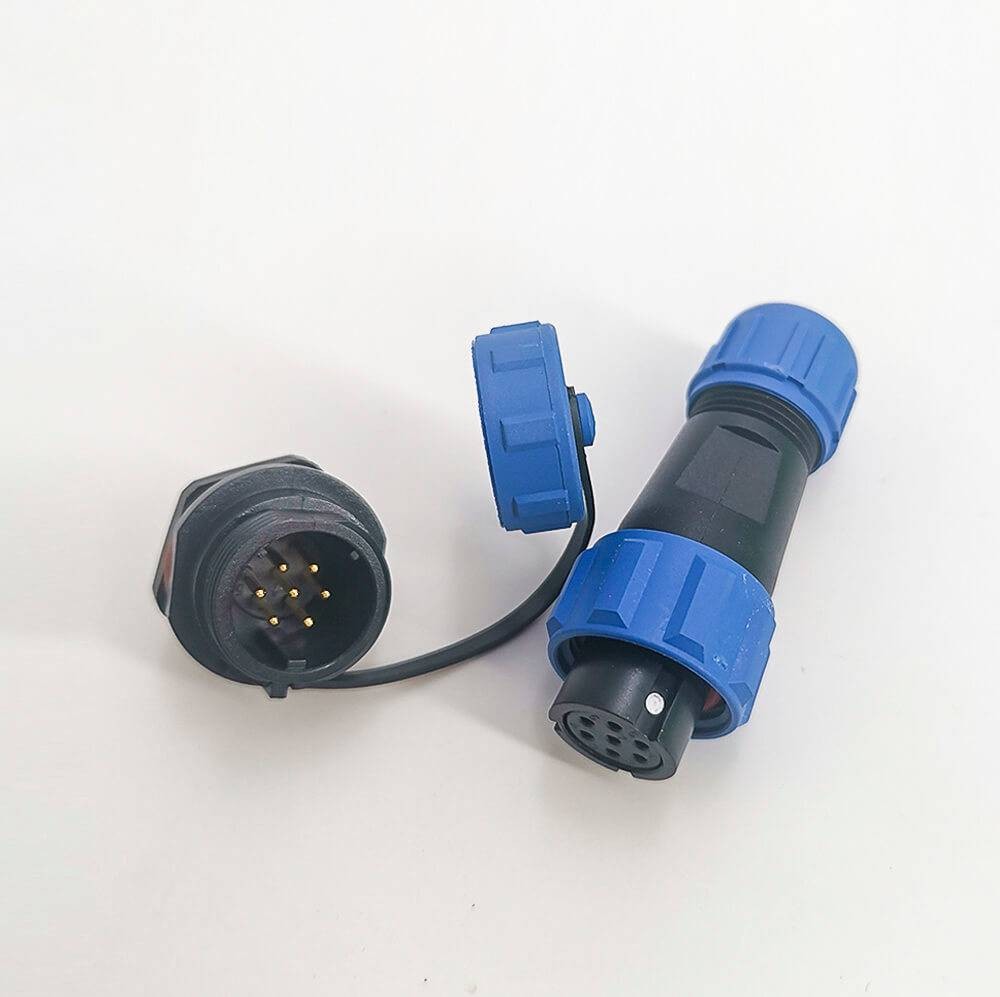 7 Pin Connector SP13 Series IP67 IP68 Waterproof Circular Connector