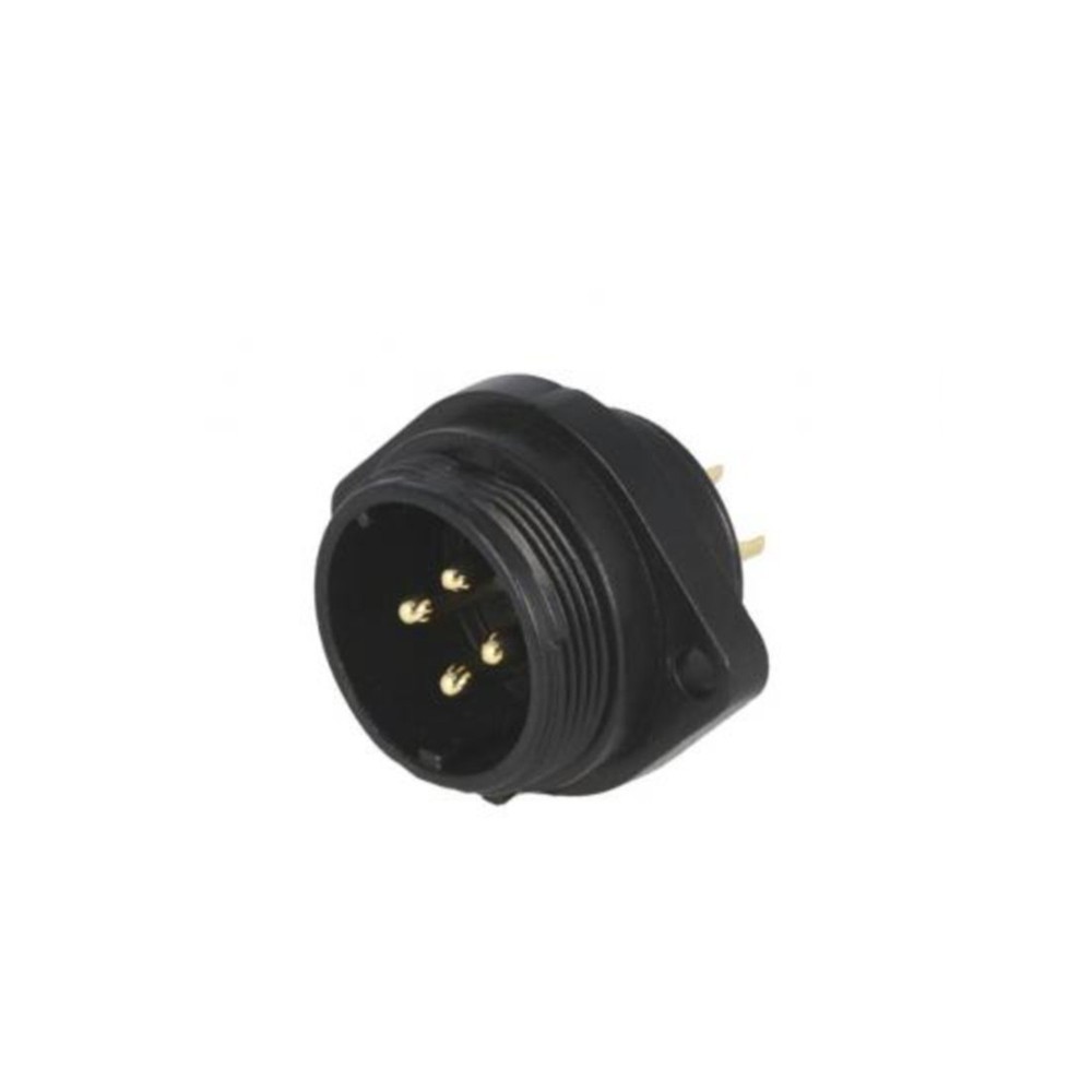 IP68 Connector SP17 Female Plug & Male Socket 2 hole flange panel mount SP17 4 pin Connector