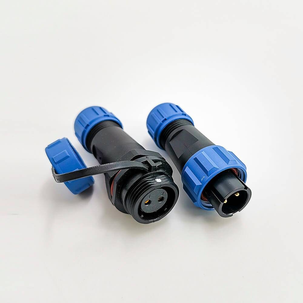 Waterproof Connector IP68 Elecbee 9 pin Male Plug & Female Socket butt Connector