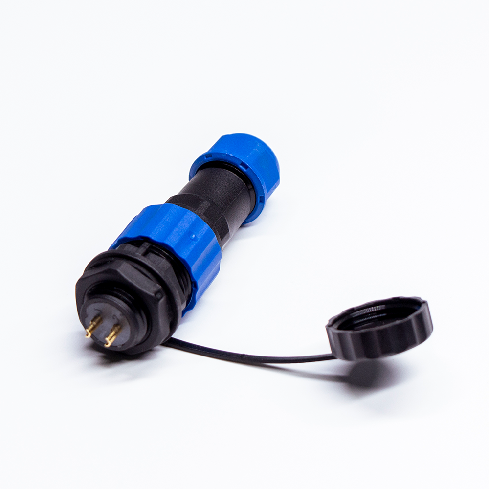 Waterproof electrical Connectors SP17 Series 2 pin Male Plug & Female Circular Socket Aviation Connector