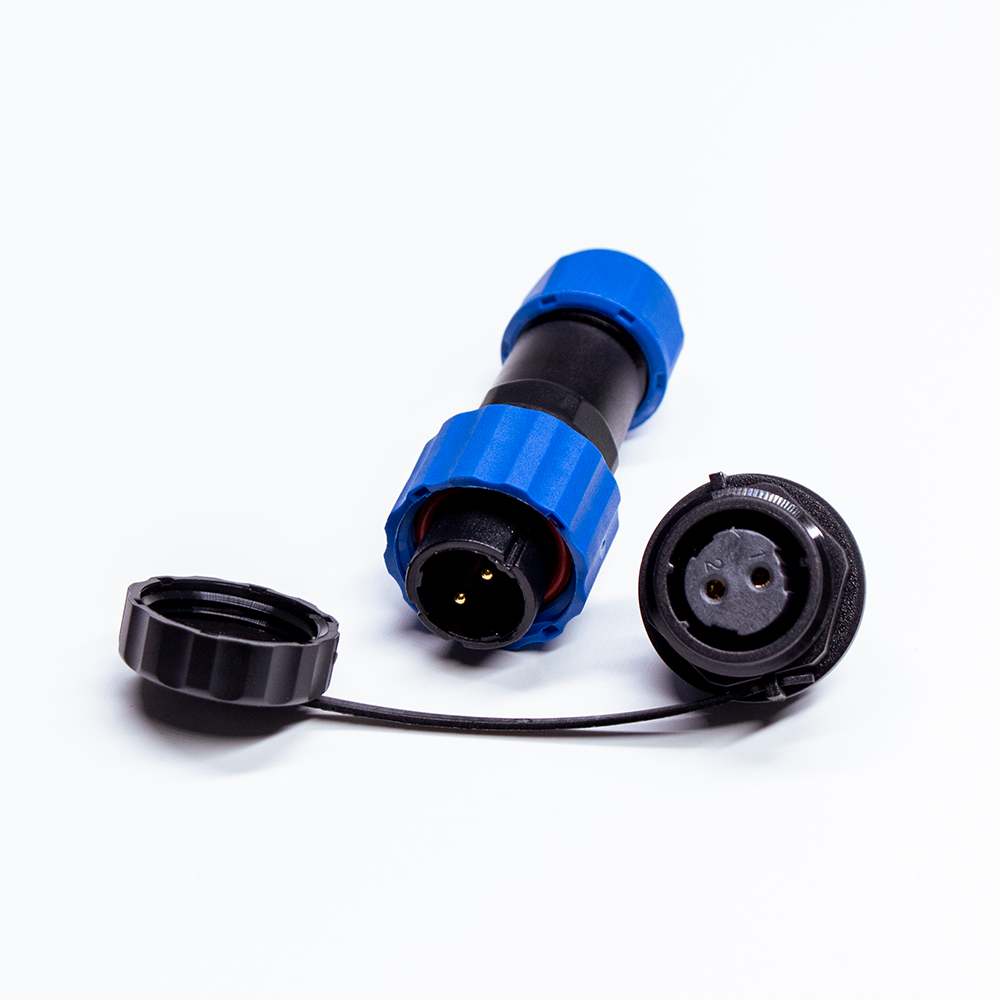 Waterproof electrical Connectors SP17 Series 2 pin Male Plug & Female Circular Socket Aviation Connector