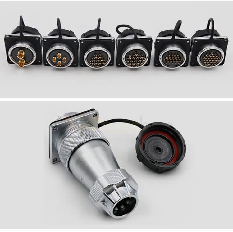 10pin TE+Z Straight Connector WF28 Male Plug and Female Jack Connector Aviation plug Socket