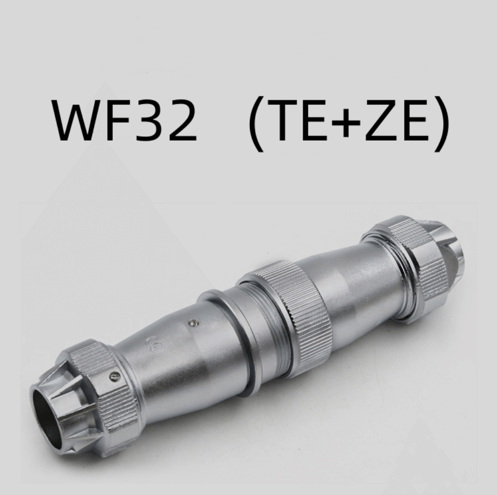 19pin Aviation Waterproof Male Plug and Female Socket WF32 TE+ZE Docking Straight Connector