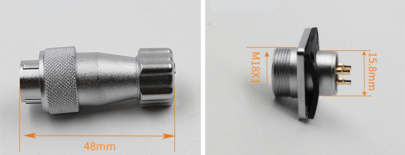 WS16 4Pin TP + Z male and female one Pair Electrical Connector Plug Socket,5A Circular Waterproof Connector