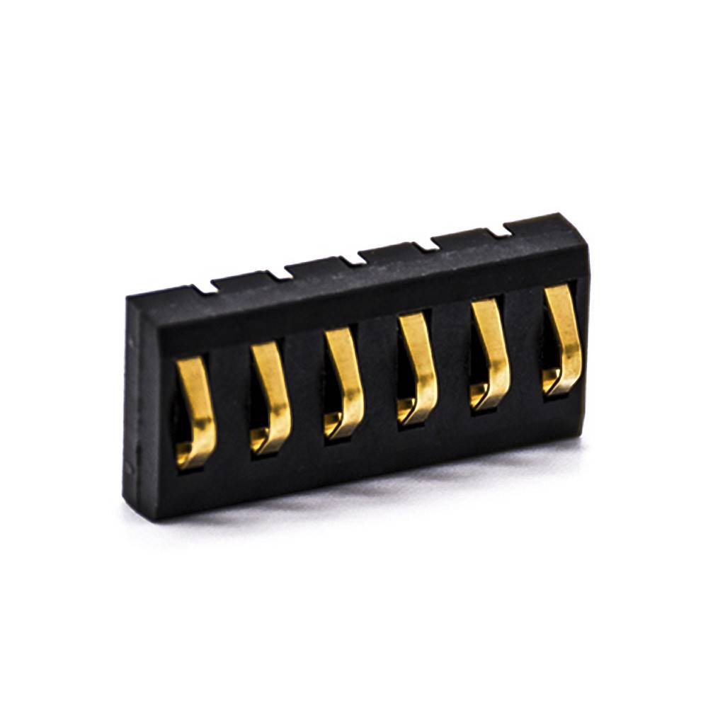 4.0MM Pitch 6 Pin 4.0H PCB Mount Mobile Phone Lithium Battery Connector