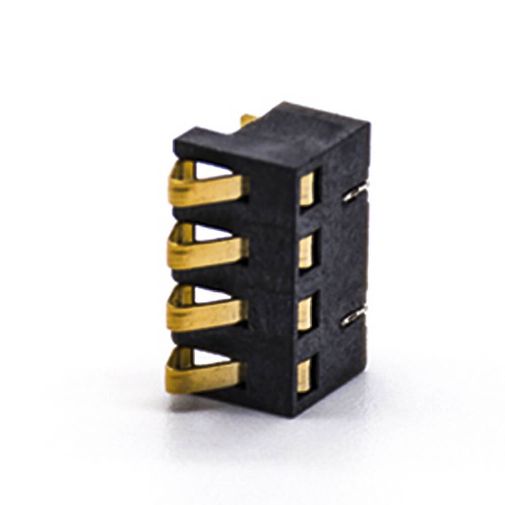 4 Pin Connector PCB Mount 2.5PH 5.5H Gold Plating Mobile Phone Lithium Battery Connector