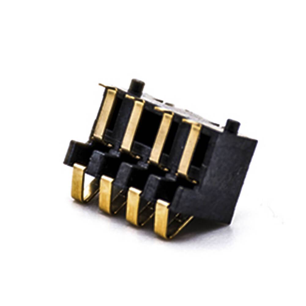 4 Pin Connector PCB Mount 2.5PH 5.5H Gold Plating Mobile Phone Lithium Battery Connector