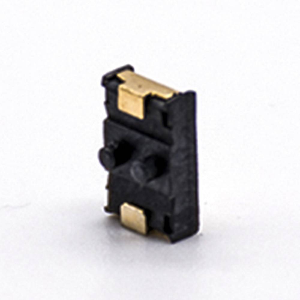 Battery Connector Head 1 Pin 1.9H SMT Gold Plating Pitch 4.0 Battery Contact Shrapnel