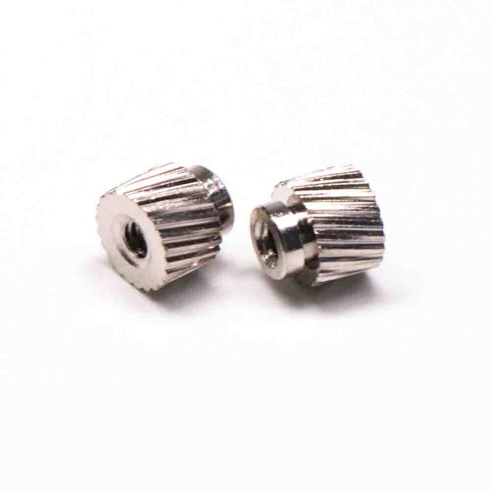 Brass Hardware Nuts Nickel-plated Surface Twill