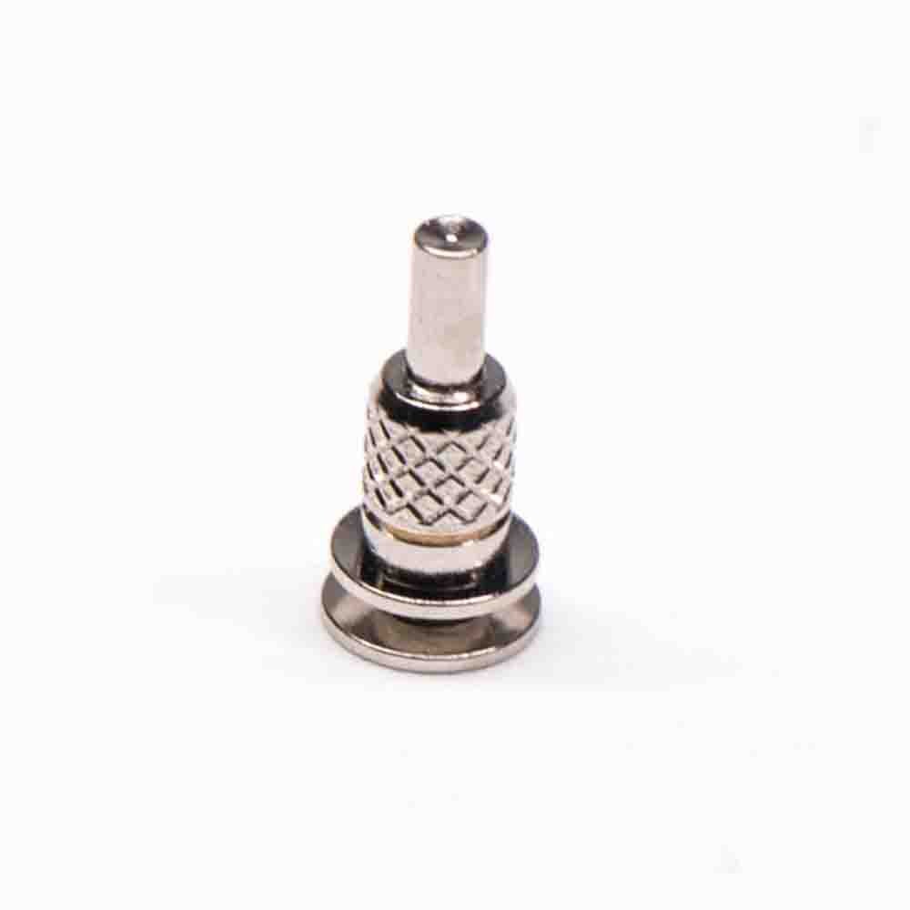 Coaxial Pogo Pin Connector Brass Plug-in Nickel Plating Straight Solder Shaped Series