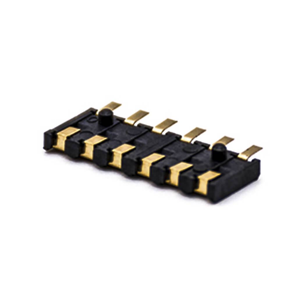 Contact Chipotle 6 Pin 2.5PH Battery Connector Gold Plating SMT