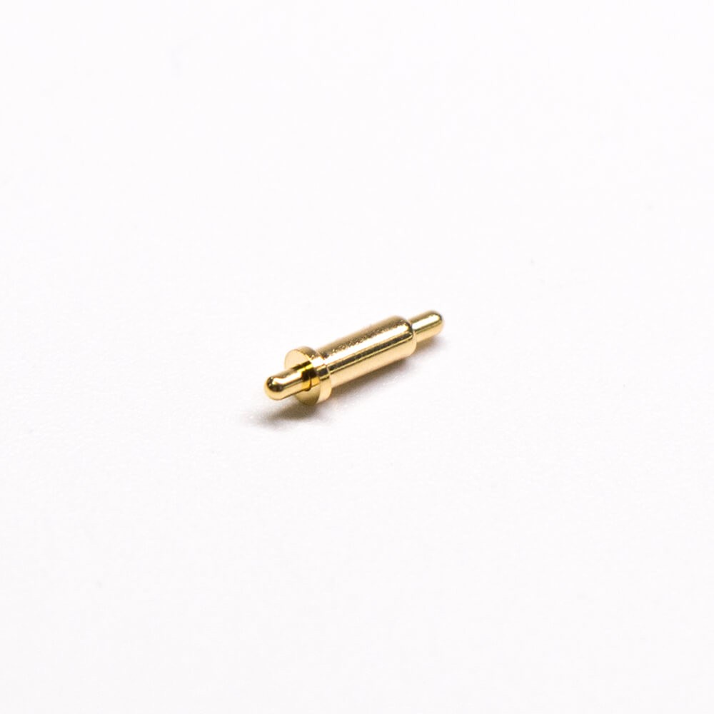 Pogo Pin Assembly Floating Installation Straight Double Head Brass Gold Plating