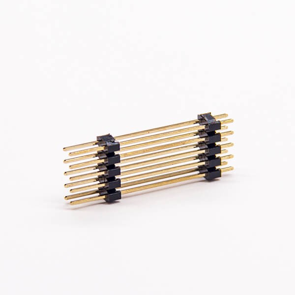 2pcs Dual Row Pin Header 10Pin 180 Degree Through Hole Dual Row