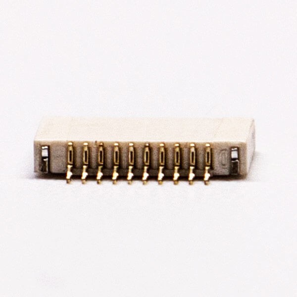 FPC 0.5PH 10 Pin Front Flip and Bottom Contact Style for PCB 1.5H