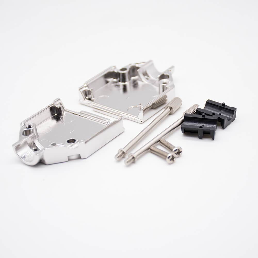 DB15 Shell Zinc Alloy Metal Housing For D-sub 15Pin