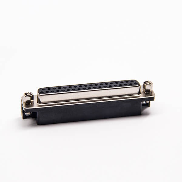 37 Pin D SUB Female Connector Right Angled 90 Degree Through Hole for PCB Mount