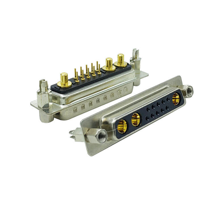 D SUB 13Pin Connector Straight Male Female Through Hole 13pin 13W3 2 Rows High Current