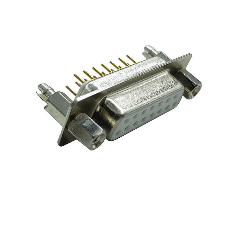 D SUB 15Pin Connector Straight Male Female Through Hole 15pin RS232 Serial Port 2 Rows Bur