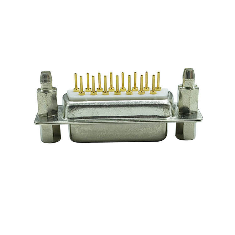 D SUB 15Pin Connector Straight Male Female Through Hole 15pin RS232 Serial Port 2 Rows Bur