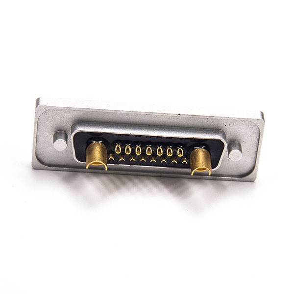 D sub 17w2 IP67 Waterproof D-sub Aluminum Alloy D-sub 17W2 Male Right Angle Board Mount Connector