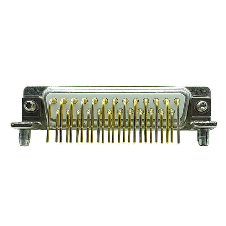 D SUB 25Pin Connector Right Angled Male Female Through Hole 25pin COM Serial Port 2 Rows Bur