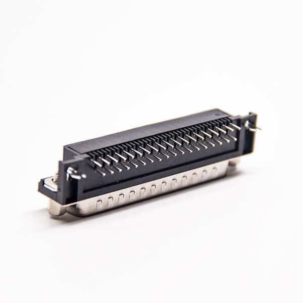 D SUB 37 Pin Connector Male Right Angled 90 Degree Through Hole for PCB Mount