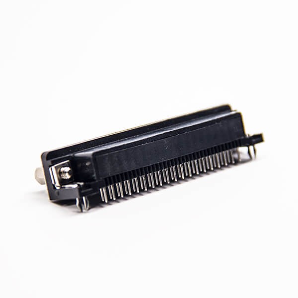 D SUB 37 Pin Connector Male Right Angled 90 Degree Through Hole for PCB Mount