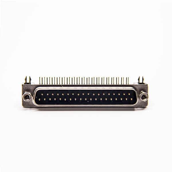 D SUB 37 Pin Connector Male Right Angled 90 Degree Through Hole for PCB Mount