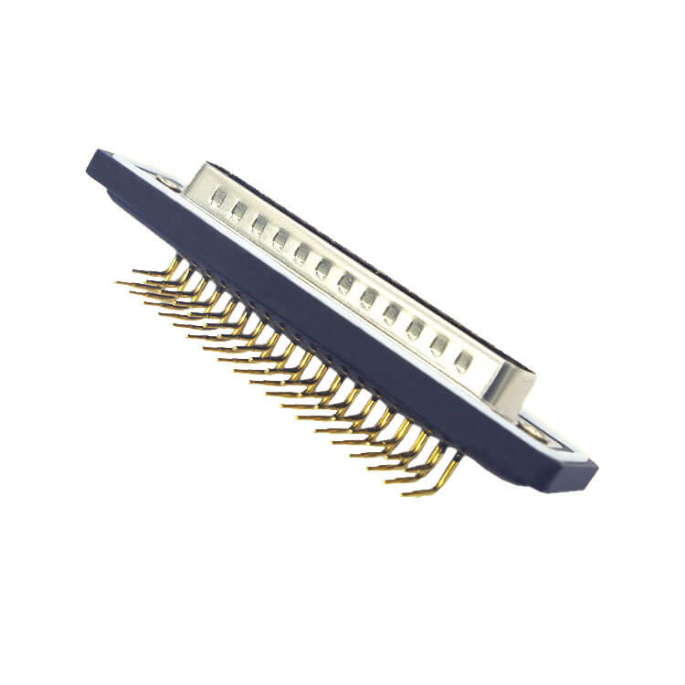 D SUB 37Pin Connector Right Angled Male Female Through Hole Serial Port 37Pin Waterproof Bur Solid pin