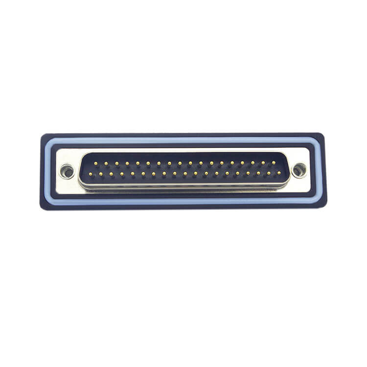 D SUB 37Pin Connector Straight Male Female Through Hole Serial Port 37Pin Waterproof Solid pin