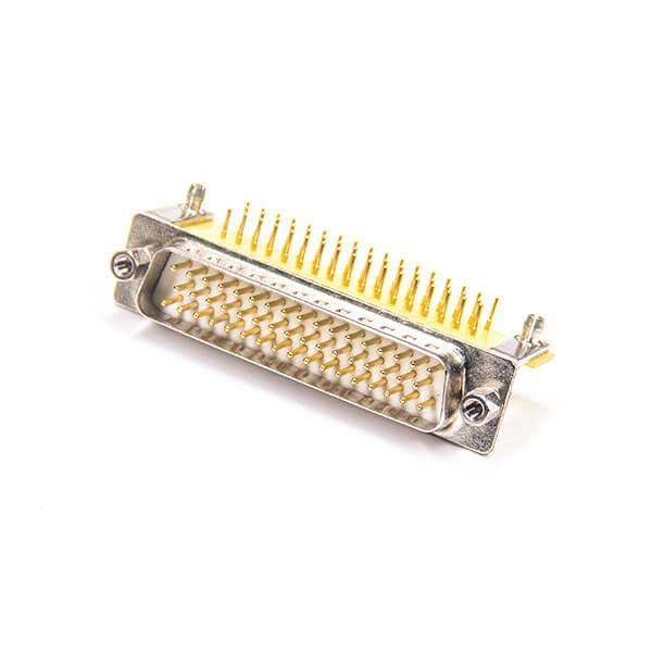 d sub 50 pin Male Plug Right Angle For PCB Mount Machined Contacts Connector 20pcs