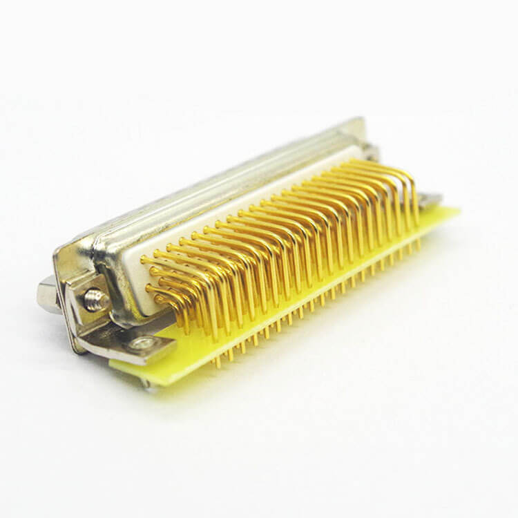 D SUB 78Pin Connector Right Angled Male Female Through Hole 78pin 4 Rows Bur