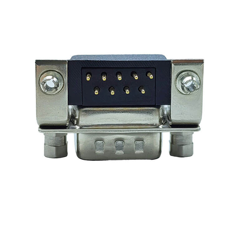 D SUB 9Pin Connector Right Angled Male Female Through Hole 9pin COM Serial Port 2 Rows Bur