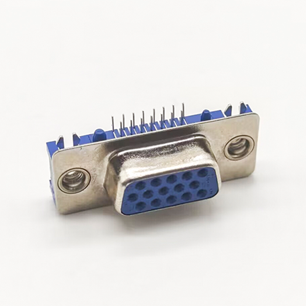 D-sub High Density 15 Pin Right Angled Female for PCB Mount 20pcs