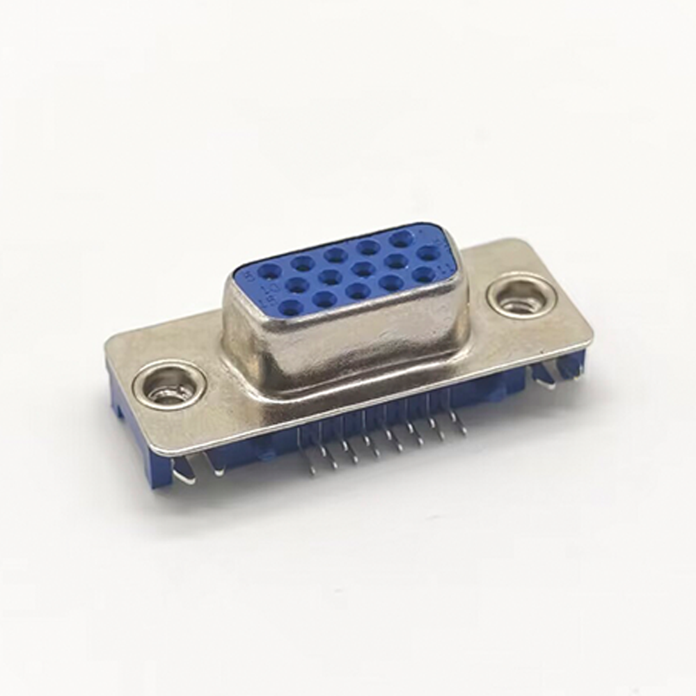 D-sub High Density 15 Pin Right Angled Female for PCB Mount