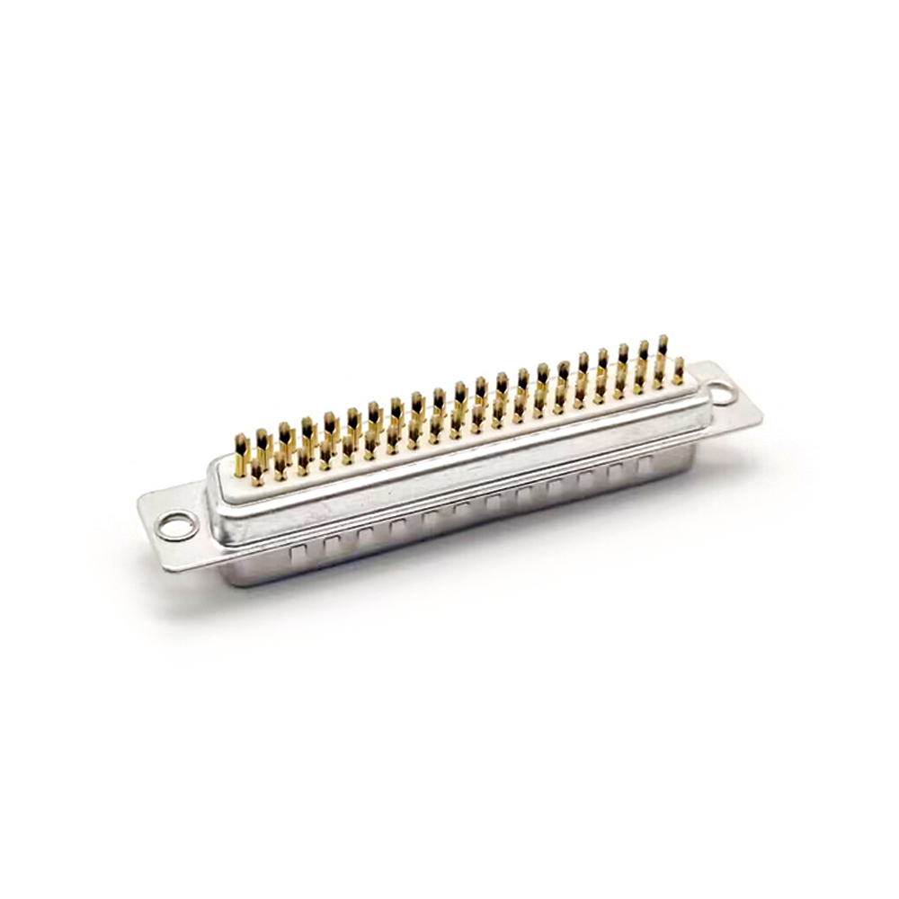 D Sub Male Connector Three Rows 62 Pin Stamped Standard Straight Solder Cup