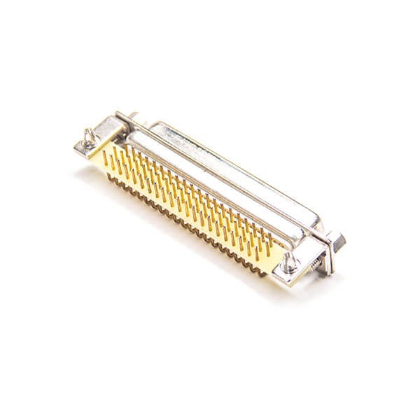 d sub62 Pin Female Right Angle For PCB Mount Machined Contacts Connector