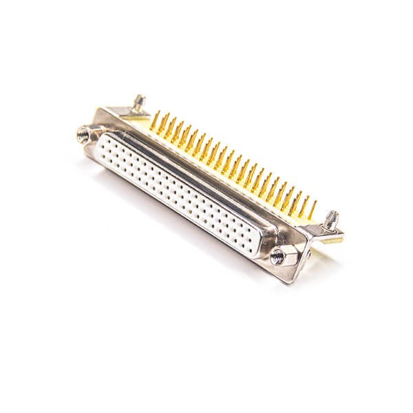 d sub62 Pin Female Right Angle For PCB Mount Machined Contacts Connector 20pcs